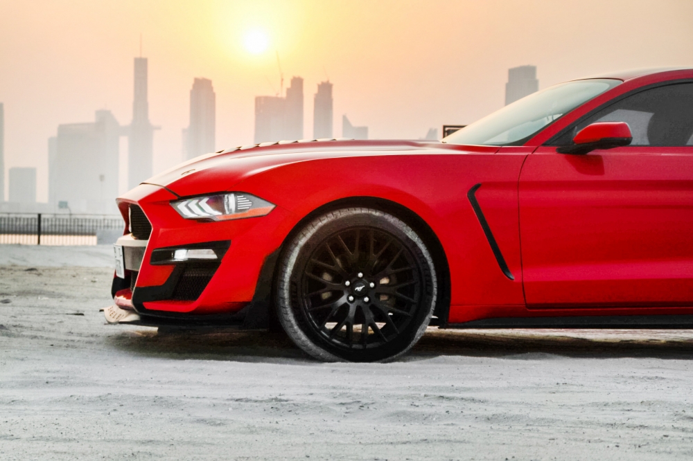 Red Ford Mustang Shelby GT350 Kit Coupe V4 2020